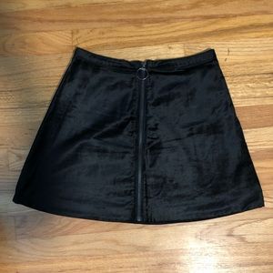 Free People Velvet Skirt